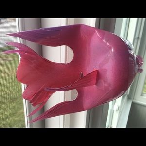 Water bottle fish that are hand made.